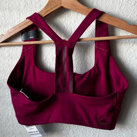 New with tags adidas Women's Training Medium Support Better 3-Stripes XS- DD - Picture 4 of 14